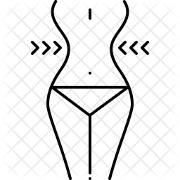 256x256 Weight Loss Icon Of Line Style