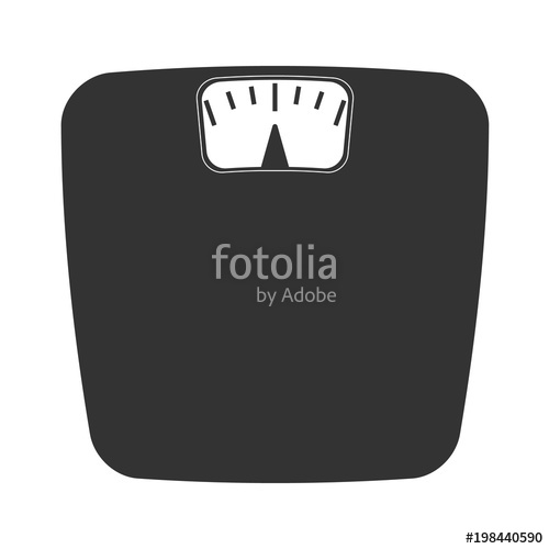 500x500 Vector Bathroom Weight Scale Icon Stock Image And Royalty Free