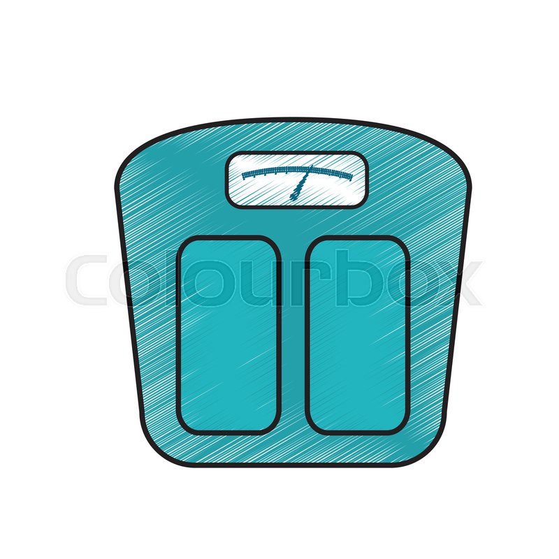 800x800 Weight Scale Icon Image Vector Stock Vector Colourbox