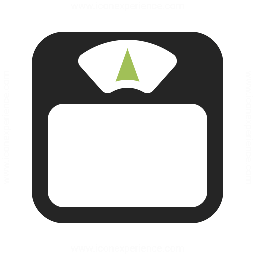 512x512 Body Scale Icon Iconexperience