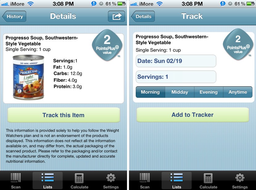 830x618 Weight Watchers Barcode Scanner Review Fastest, Easiest Way