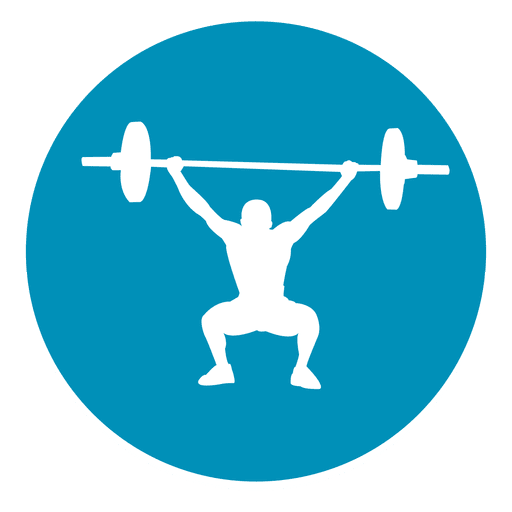 512x512 Weightlifting Circle Icon