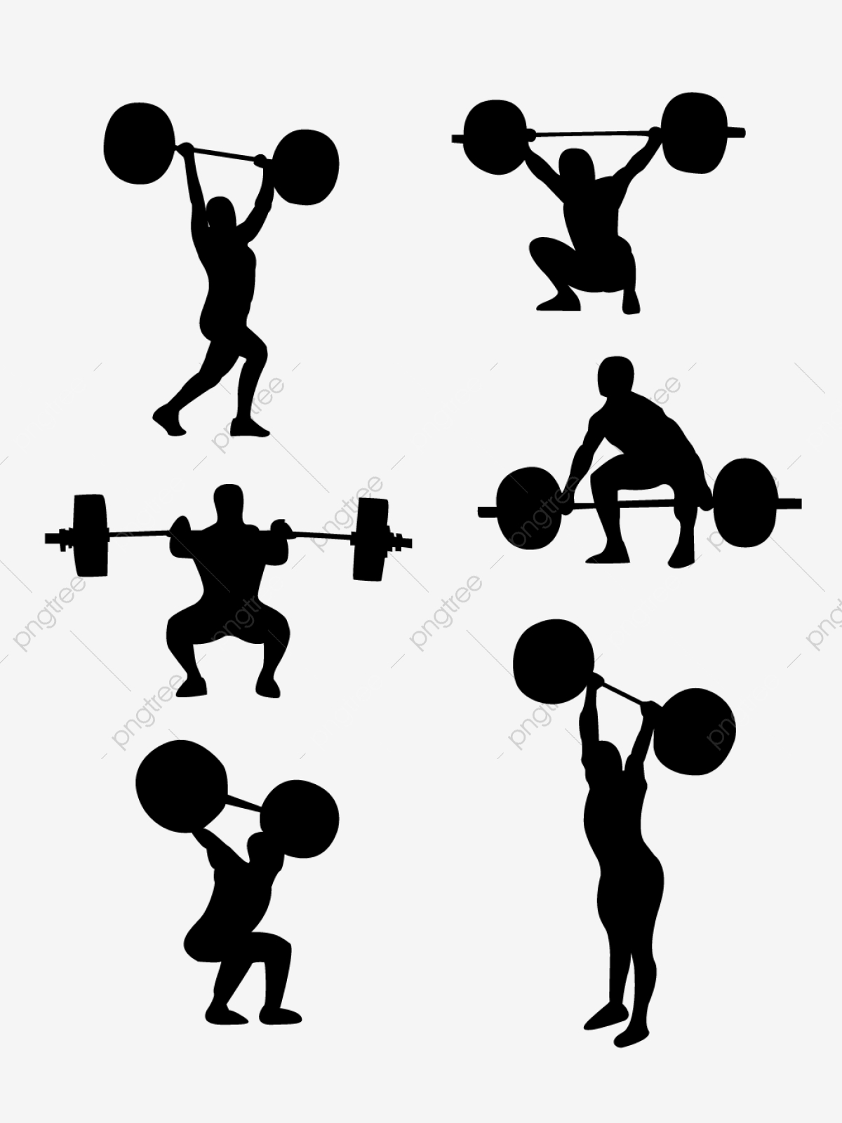 1200x1601 Sports Villain Black Weightlifting Icon Shape Decoration