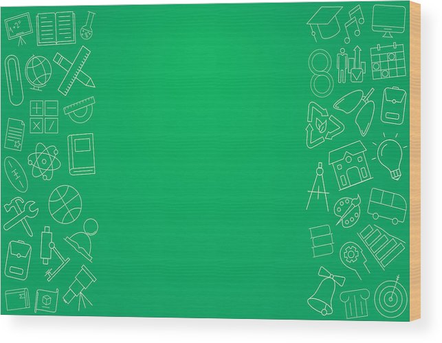 643x499 Welcome Back To School Banner With Line Icon On Blackboard Design