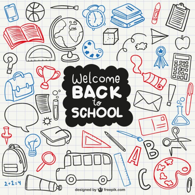 626x626 Welcome Back To School Icons Vector Free Download
