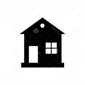 300x300 Home Icon Vector House Sign Flat Catchsplace