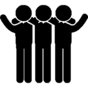 300x300 People Hugging Icon