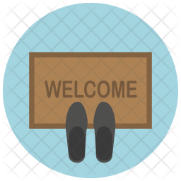 Welcome Icon Of Flat Style 256x256 Welcome Icon Of Flat Style