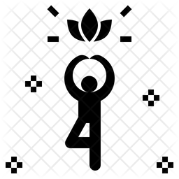 256x256 Wellness Icon Of Glyph Style