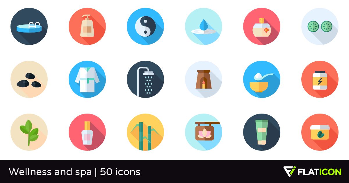 1200x630 Wellness And Spa Free Icons