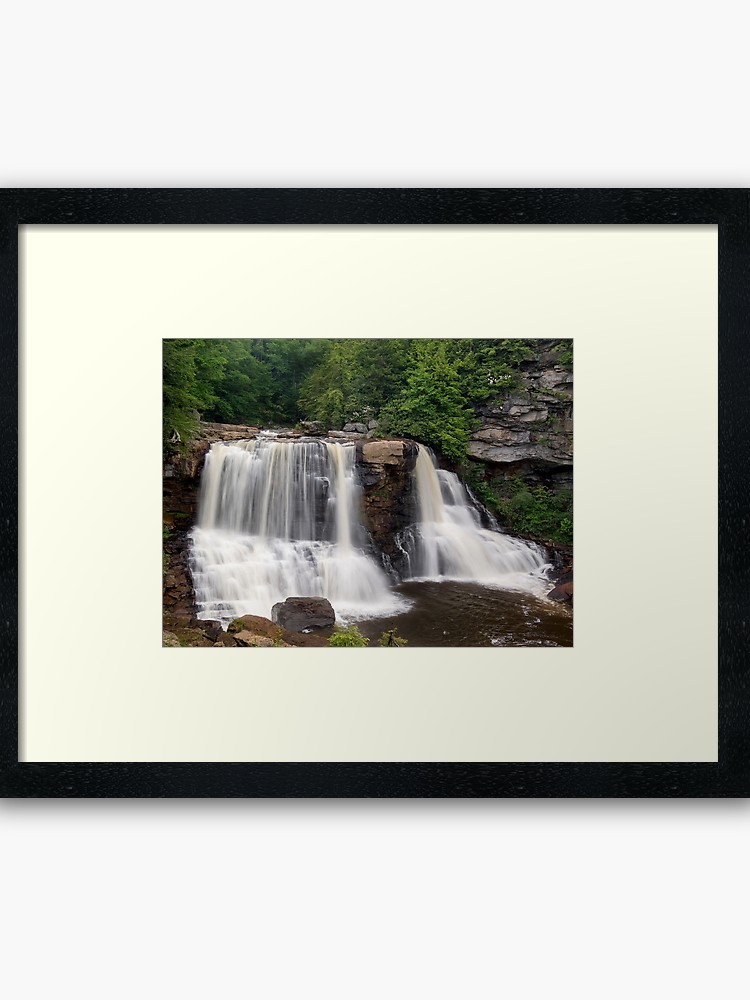 750x1000 Blackwater Falls, A West Virginia Icon Framed Art Print