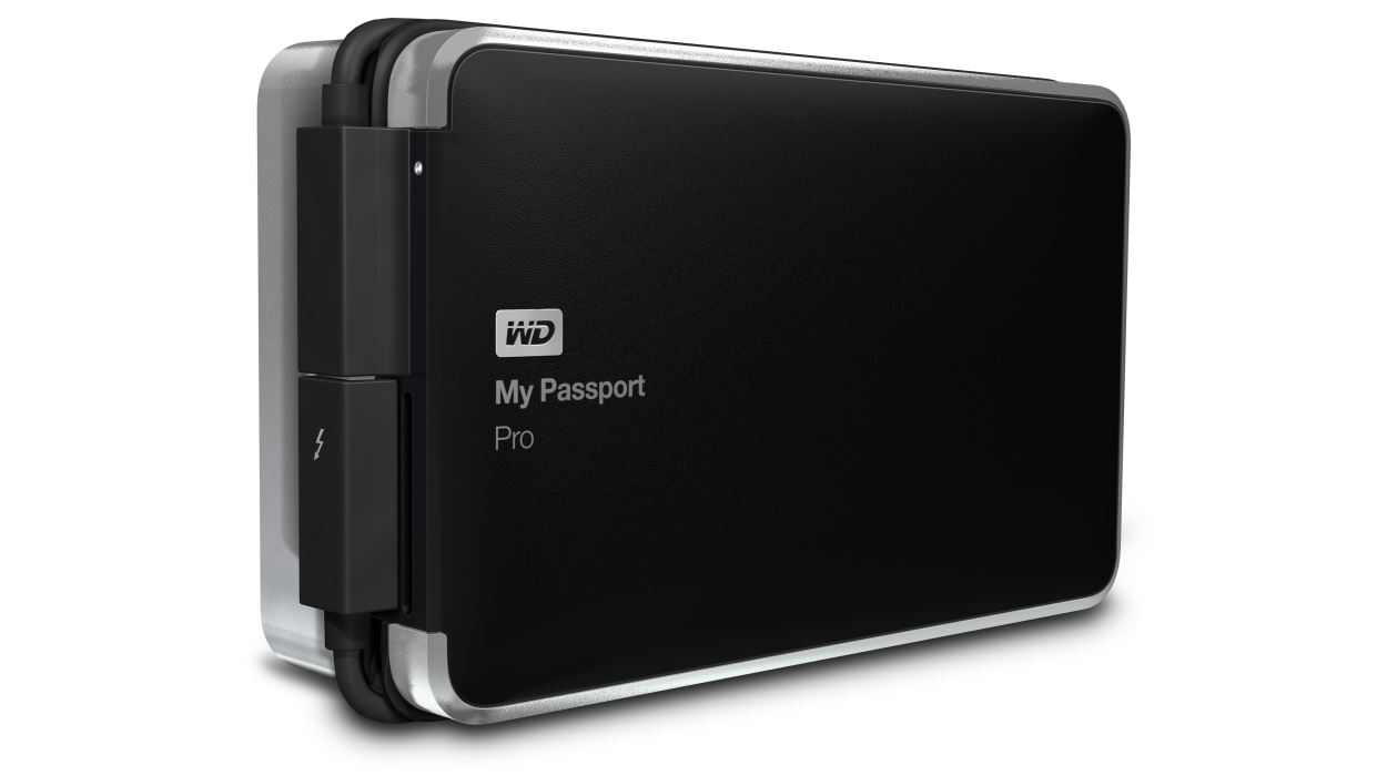 1250x700 Wd's My Passport Pro Two Hard Drives, One Thunderbolt Cable