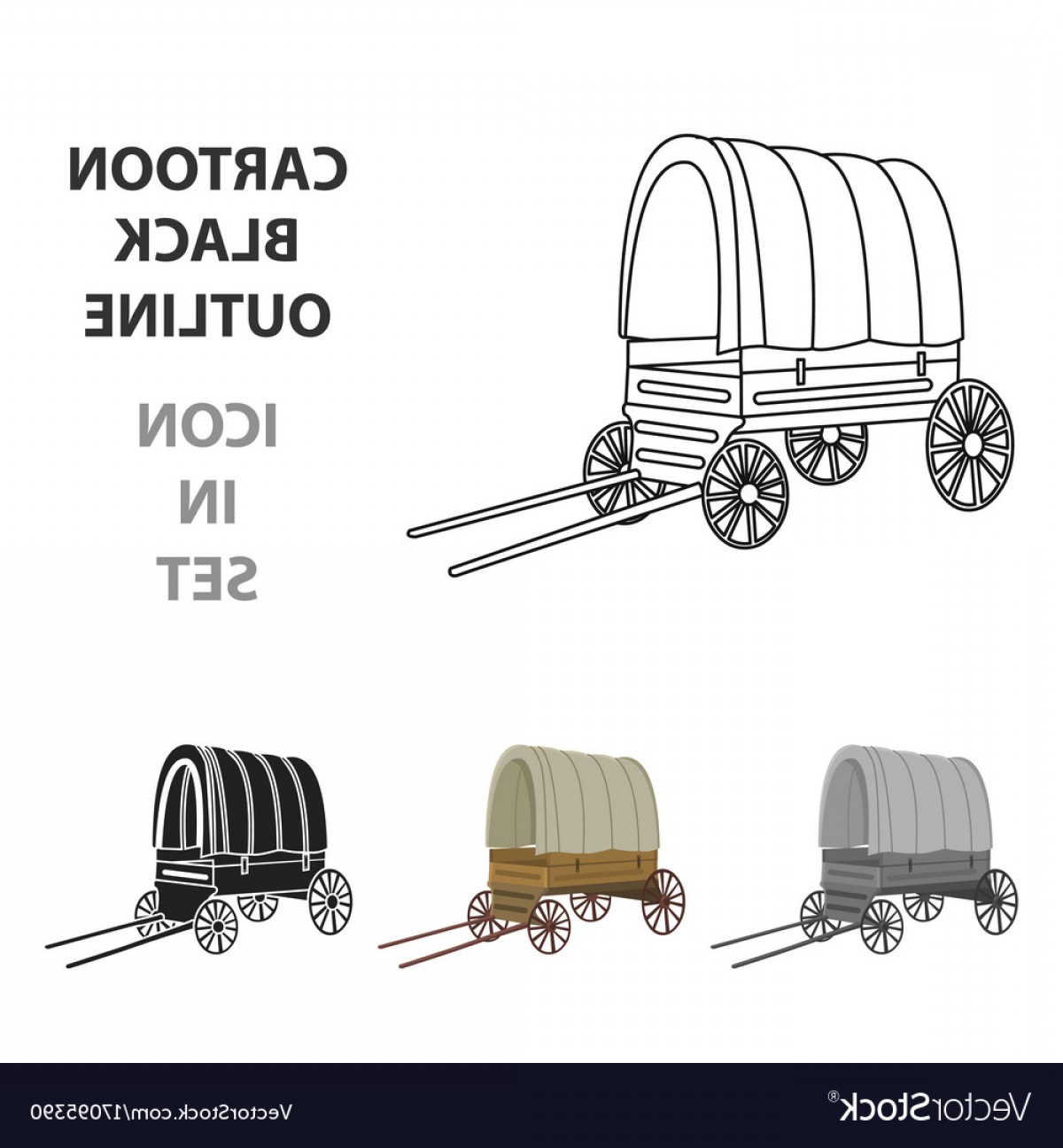 1200x1296 Cowboy Wagon Icon Cartoon Singe Western Icon From Vector Soidergi