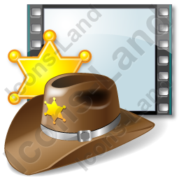 256x256 Film Genre Western Icon, Icons