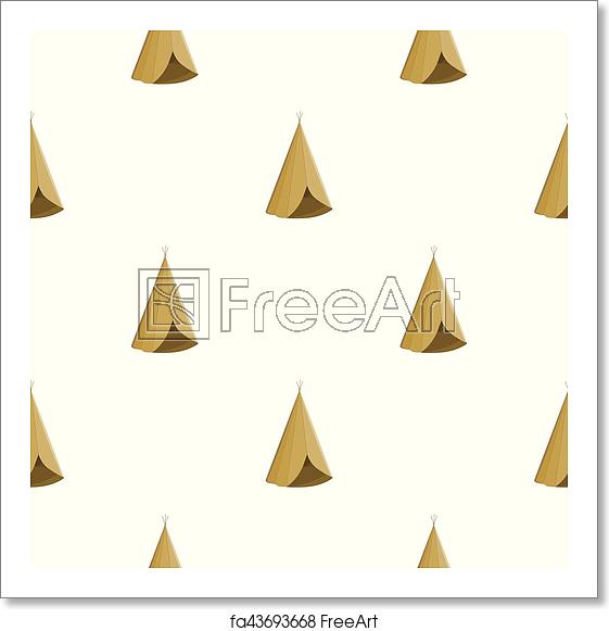 561x581 Free Art Print Of Wigwam Icon Cartoon Singe Western Icon