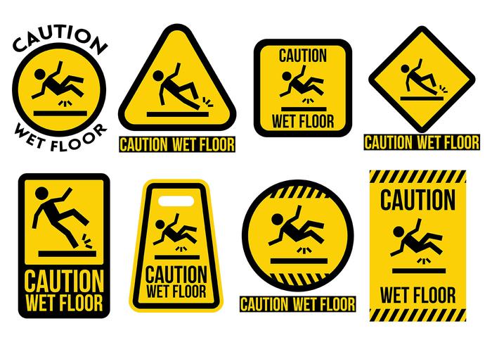 700x490 Free Wet Floor Icons Vector