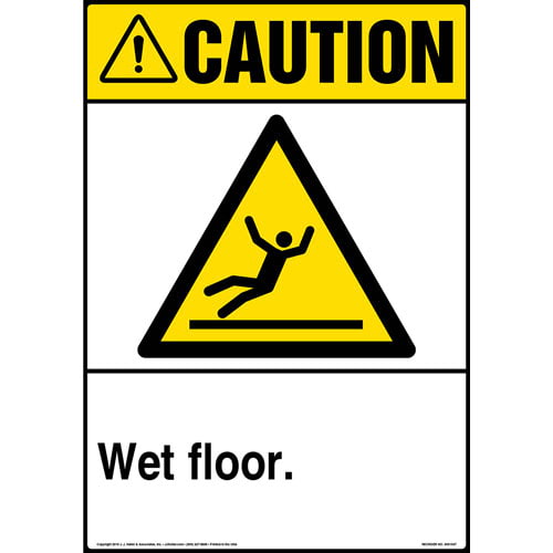 Wet Floor Sign Icon at Vectorified.com | Collection of Wet Floor Sign ...