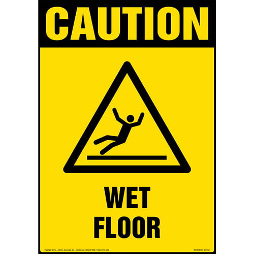 Wet Floor Sign Icon at Vectorified.com | Collection of Wet Floor Sign ...