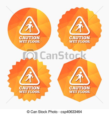450x470 Caution Wet Floor Icon Human Falling Symbol Caution Wet Floor