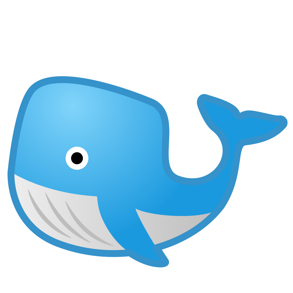 1024x1024 Whale Icon Noto Emoji Animals Nature Iconset Google