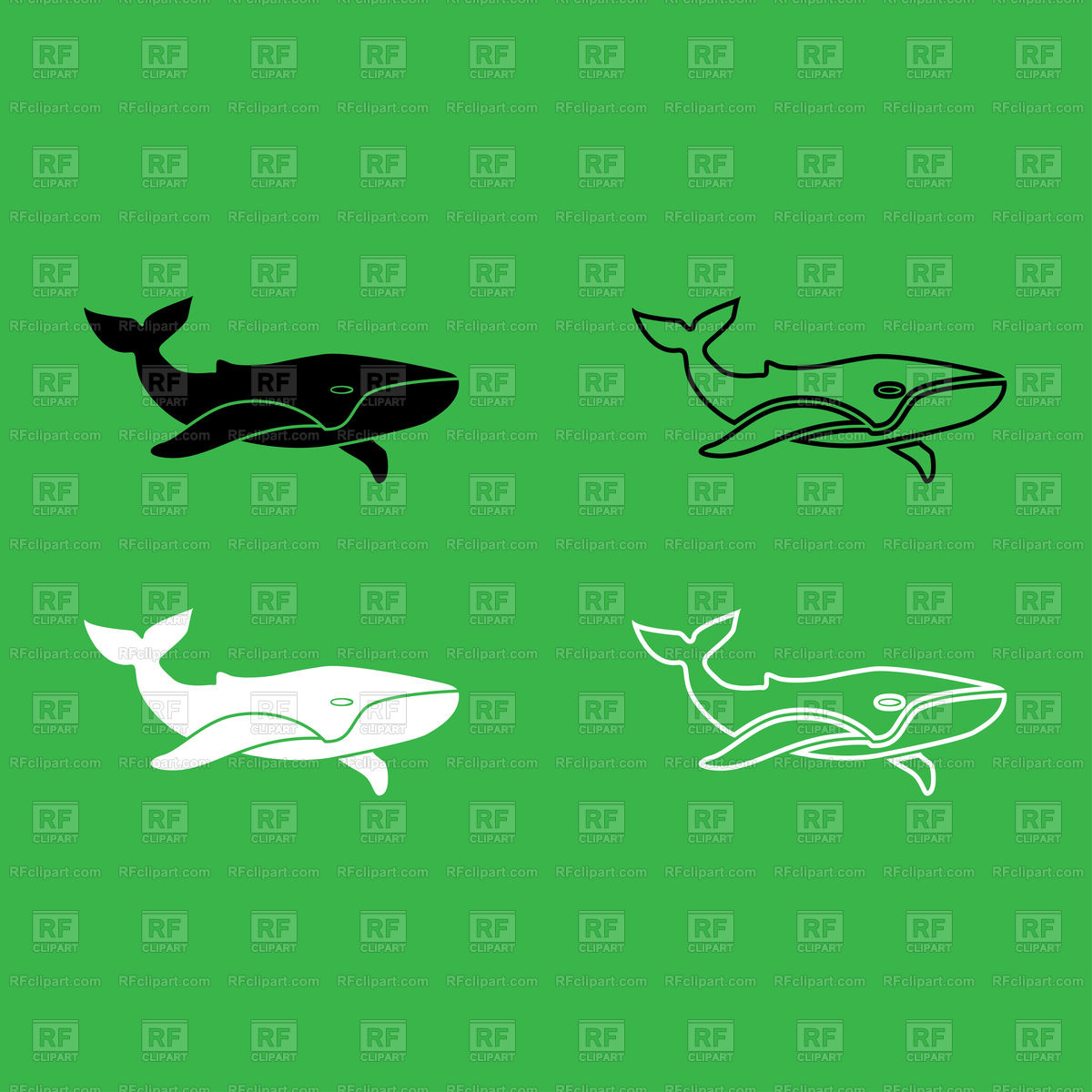 1200x1200 Whale Icon Vector Image Of Plants And Animals