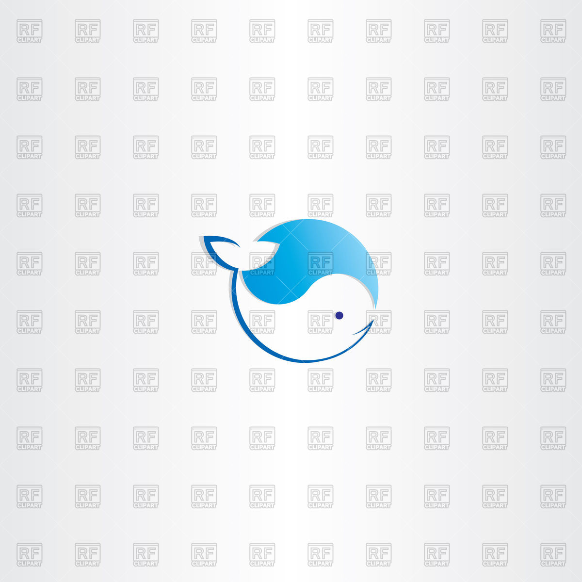 1200x1200 Circle Whale Icon Vector Image Of Plants And Animals Blaskorizov