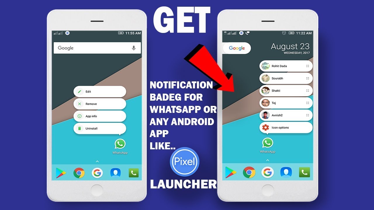 1280x720 How To Get Notification Badges For Whatsapp Or Any Android App