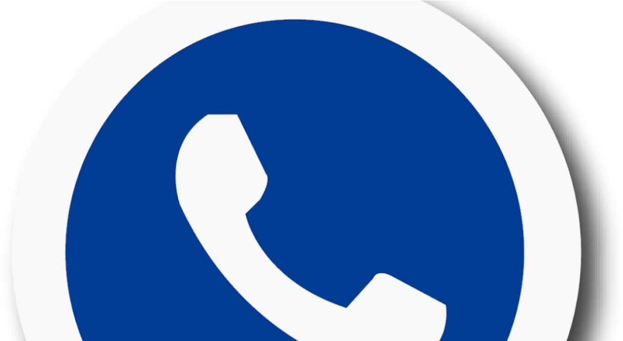 blue whatsapp logo png