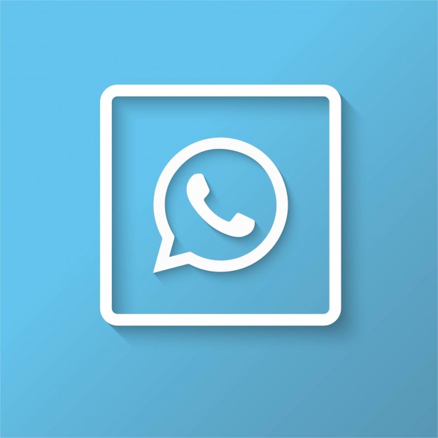 blue whatsapp logo png