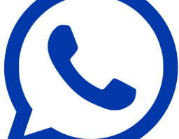 blue whatsapp logo