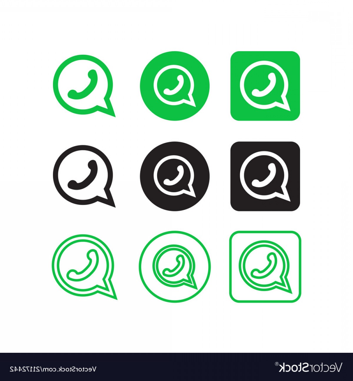 Whatsapp Green Icon at Vectorified.com | Collection of Whatsapp Green