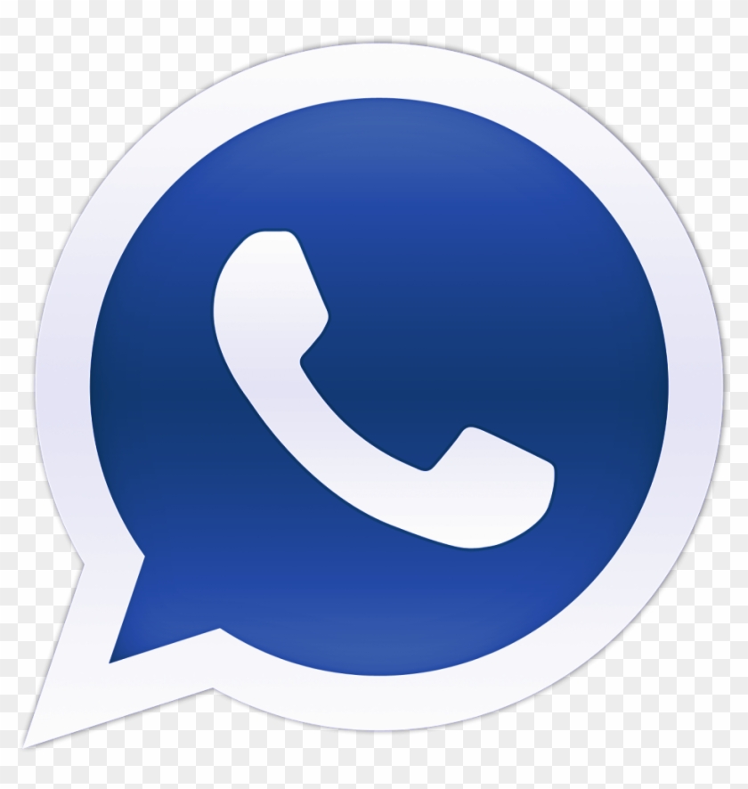 blue whatsapp logo