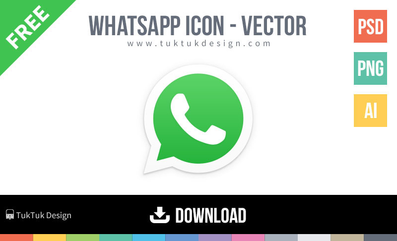 800x486 Free Whatsapp Vector Logo Icon Download
