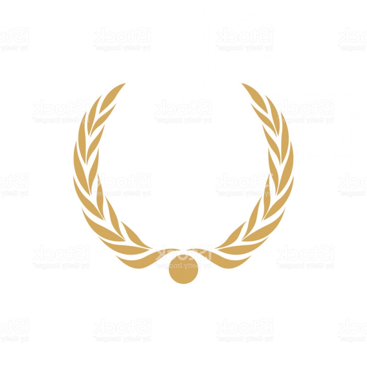 1228x1228 Wheat Icon Elegance Luxury Gold On White Color Vector Hd Gm