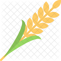 256x256 Wheat Icon Of Flat Style