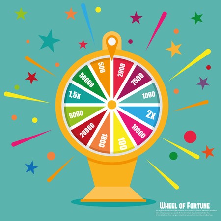 450x450 Wheel Of Fortune Flat Icon Royalty Free Vector Graphics