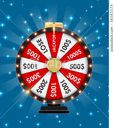 402x450 Wheel Of Fortune, Lucky Icon With Place For Text