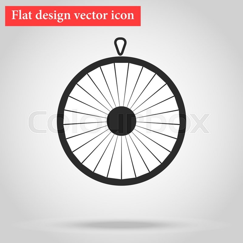800x800 Wheel Of Fortune Circle Icon Stock Vector Colourbox