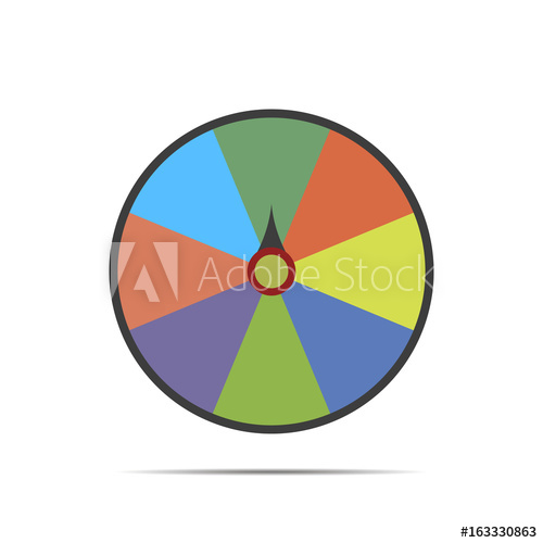 500x500 Wheel Of Fortune Icon Colorful Fortune Wheel
