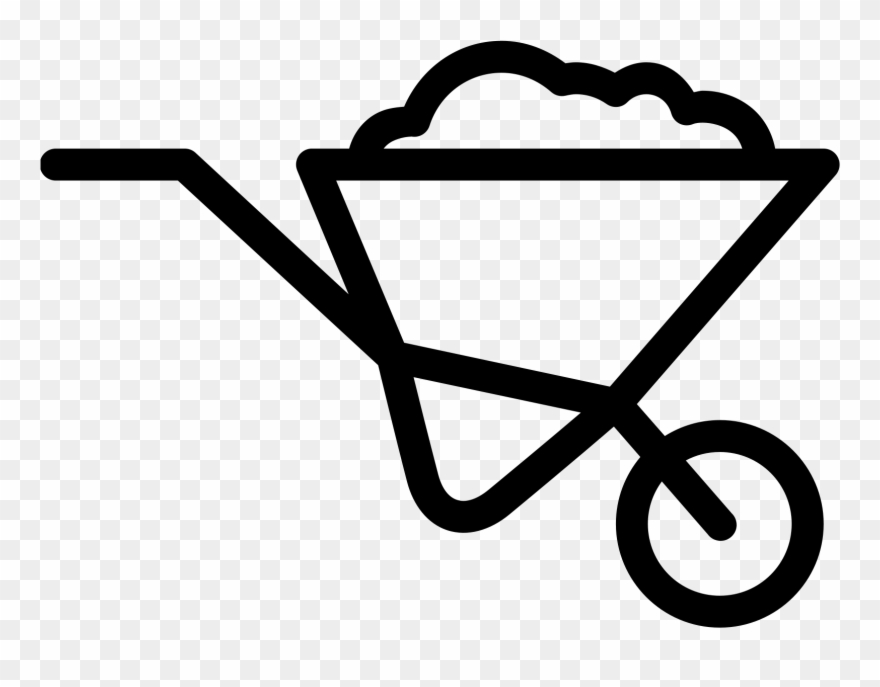 880x687 The Icon Is A Simplified Depiction Of A Wheelbarrow