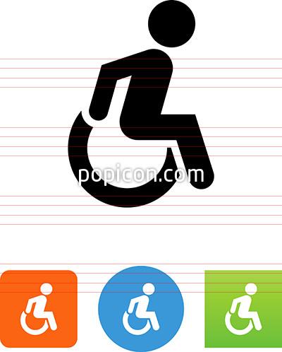 400x498 Wheelchair Icon