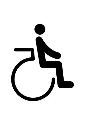 333x490 Wheelchair Icon Vector