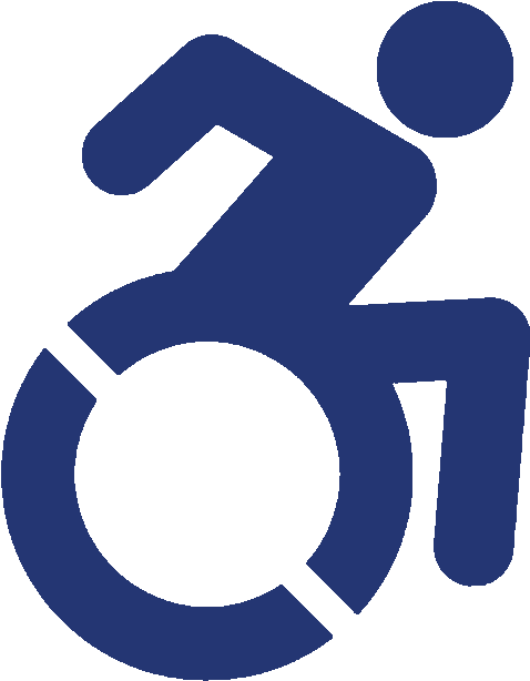 478x614 Hd Blue Wheelchair Accessibility Icon