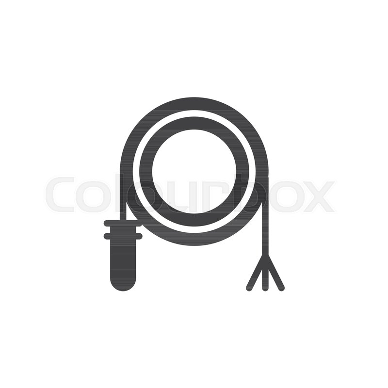 800x800 Rodeo Whip Icon Vector, Filled Flat Stock Vector Colourbox