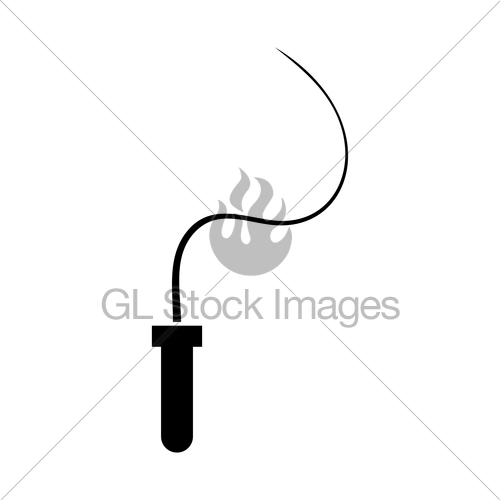 500x500 Whip Black Color Icon Gl Stock Images