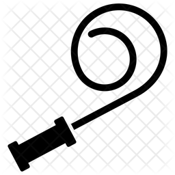 256x256 Whip Icon Of Glyph Style