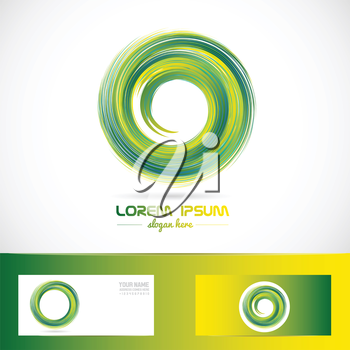 350x350 Vector Company Logo Icon Element Template Circle Whirlpool Whirl