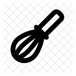 256x256 Whisk Icon Of Line Style