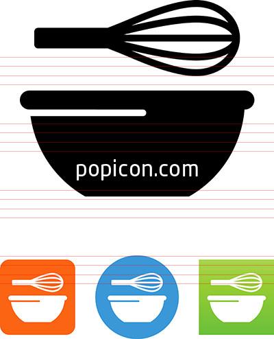 400x494 Bowl And Whisk Icon