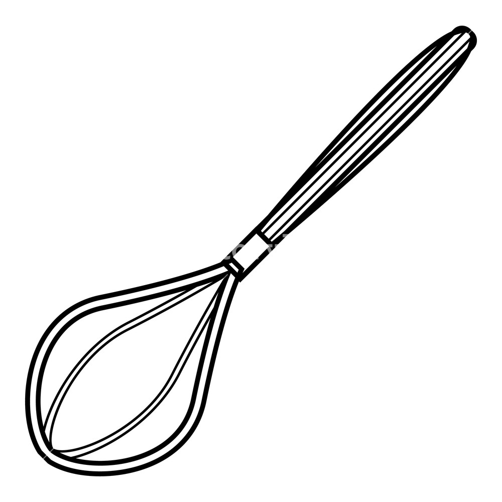 1000x1000 Whisk Icon Outline Illustration Of Whisk Vector Icon For Web